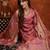 women floral printed kurta with trousers & dupatta