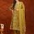 bandhani printed thread work v-neck  cotton kurta with trousers & dupatta