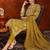 bandhani printed thread work v-neck  cotton kurta with trousers & dupatta