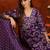 bandhani printed thread work v-neck  cotton kurta with trousers & dupatta