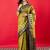 Green woven design zari banarasi saree