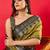 Green woven design zari banarasi saree