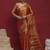 Orange woven design zari banarasi saree