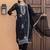 floral embroidered sequinned organza straight kurta with trousers & dupatta