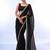 embellished poly satin designer saree