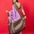 Lavender woven design zari banarasi saree