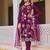 floral embroidered regular chanderi cotton kurta with trousers with dupatta