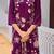 floral embroidered regular chanderi cotton kurta with trousers with dupatta