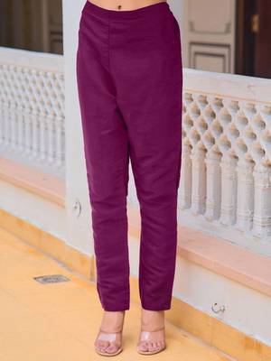 floral embroidered regular chanderi cotton kurta with trousers with dupatta 7