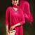 floral embroidered sequinned straight kurta with trouser & dupatta