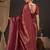 Maroon woven design zari silk blend kanjeevaram saree
