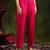 floral embroidered mirror work straight kurta with trouser & dupatta