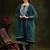 embroidered thread work chanderi cotton kurta with trousers & dupatta
