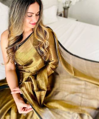 Gold tissue handloom kasavu saree 4