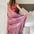 Purple woven design tissue kasavu saree