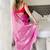 Pink tissue handloom kasavu saree