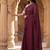 Maroon woven design  cotton khadi saree