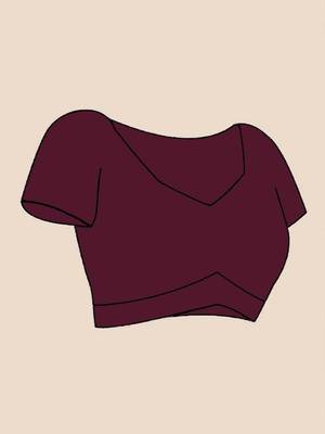Maroon woven design  cotton khadi saree 5