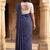 Navy blue  cotton handloom khadi saree