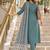 women embroidered regular thread work kurta with trousers with dupatta