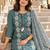 women embroidered regular thread work kurta with trousers with dupatta