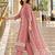 women ethnic motifs embroidered regular kurta with trousers & with dupatta