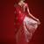 Red ethnic motifs satin banarasi saree with blouse piece