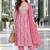 women ethnic motifs printed regular sequinned  cotton kurta with trousers & with dupatta
