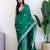 Green embroidered beads and stones saree