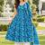 women ethnic motifs printed regular kurta with palazzos & with dupatta