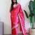 Pink embroidered beads and stones saree