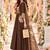 women ethnic motifs empire mirror work chanderi silk kurta with palazzos & with dupatta