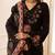 women floral regular thread work kurta with palazzos & with dupatta