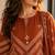 women ethnic motifs embroidered regular mirror work  cotton kurta with palazzos & with
