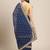 Navy blue navy blue ethnic motifs embroidered layered saree