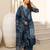 women ethnic motifs printed regular mirror work  cotton kurta with trousers & with dupatta