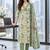 women floral printed regular  cotton kurta with trousers & with dupatta