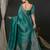 Teal teal ethnic motifs woven design zari kanjeevaram saree