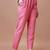 women floral printed mirror work kurta with trousers & with dupatta