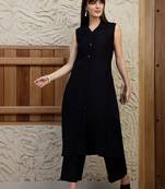 women regular kurta with palazzos