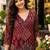 women ethnic motifs printed regular  cotton kurta with trousers