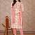 women floral printed kurta with trousers & with dupatta