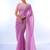 embellished poly satin designer saree
