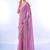 embellished poly satin designer saree