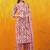 women ethnic motifs printed regular thread work kurta with palazzos & with dupatta