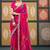 Pink bandhani sequinned  chiffon designer bandhani saree