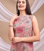 women floral printed regular kurta with palazzos