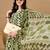 women printed regular kurta with trousers & with dupatta