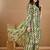 women printed regular kurta with trousers & with dupatta