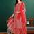 women printed kurta with trousers & with dupatta